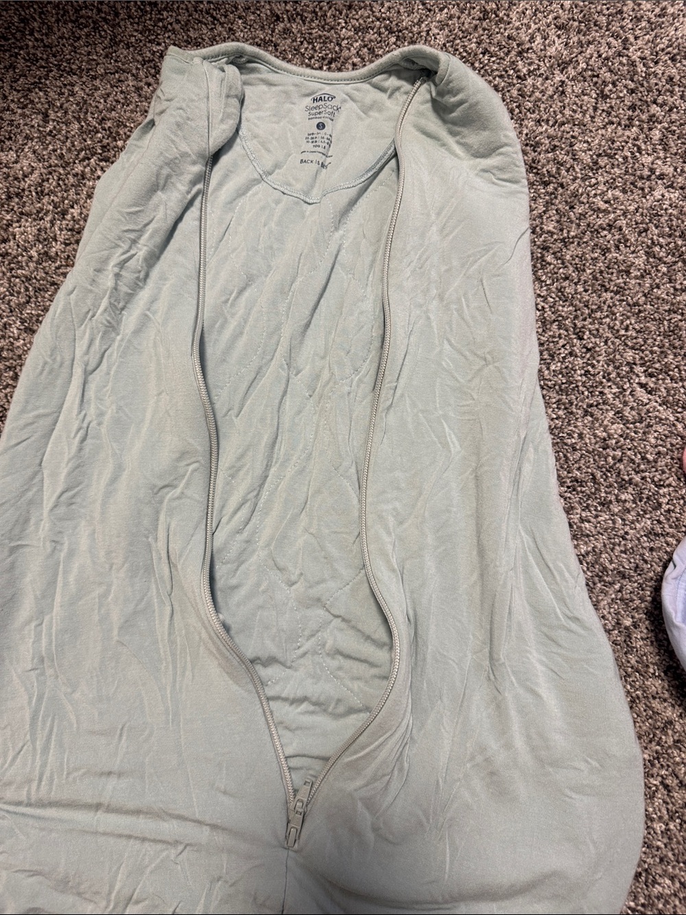 Halo Baby Zip-Front Sleep Sack in Sage Green